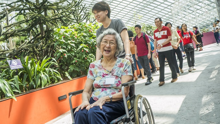 Bringing seniors out to improve their well-being. PHOTO: Community Foundation of Singapore